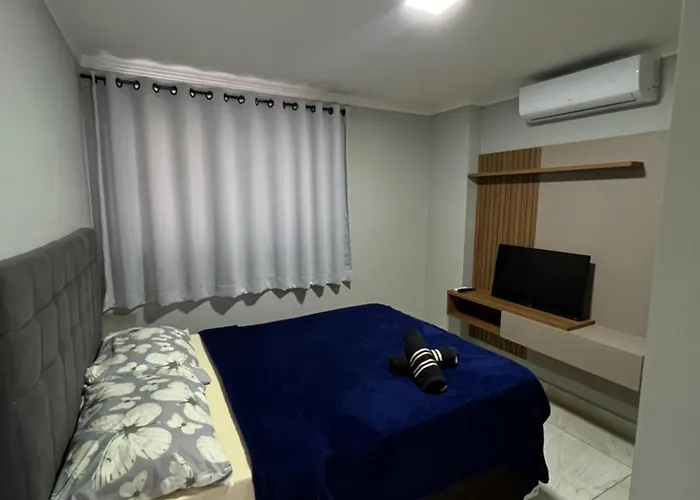 Flat De Alto Padrao Ar Condicionado Piscina E Academia